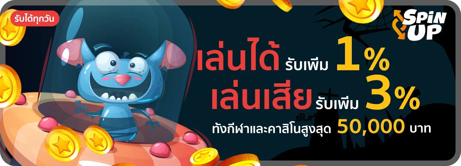 spinup โปรโมชั่น